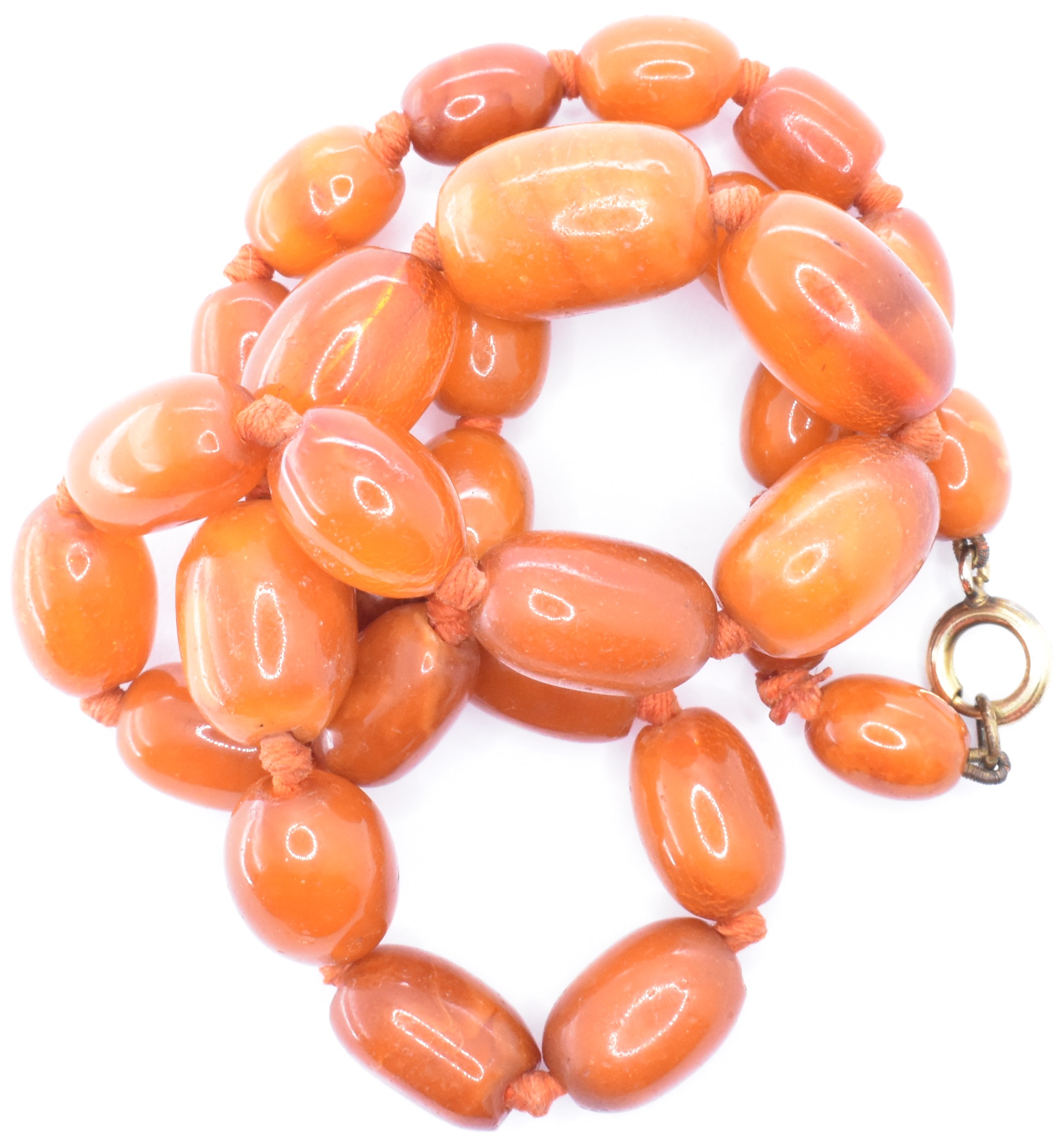 AMBER BEAD NECKLACE - Image 6 of 6