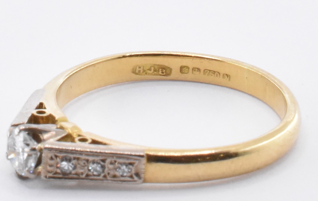 18CT GOLD & DIAMOND RING - Image 7 of 7