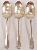 THREE BROOK & SON SILVER SPOONS