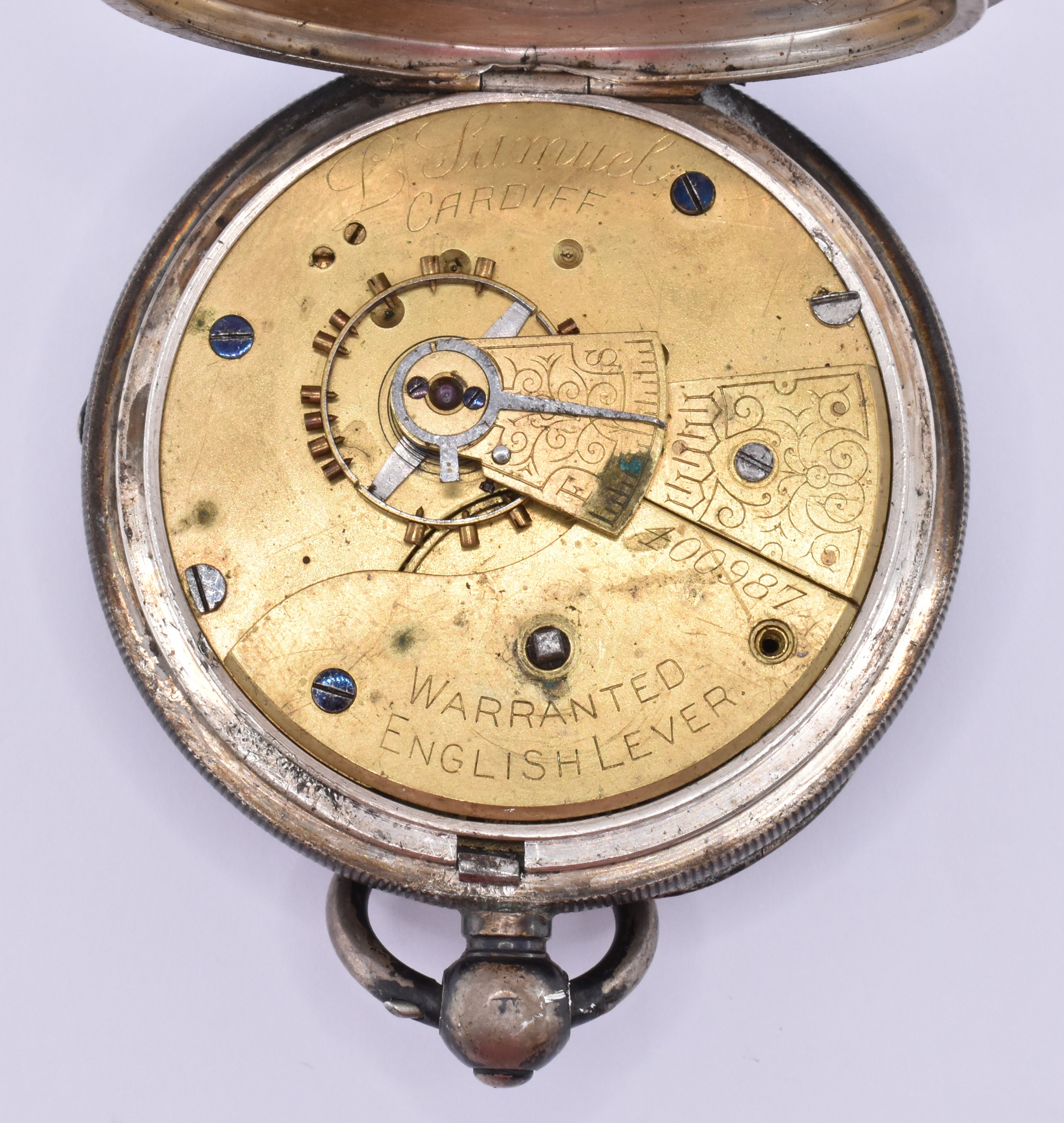 SILVER LATE VICTORIAN POCKET WATCH - Image 7 of 7
