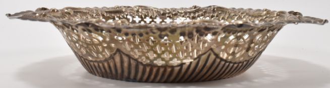 EDWARIAN SILVER TRINKET DISH