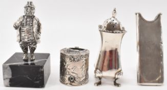 ASSORTMENT OF 19TH CENTURY & LATER SILVER