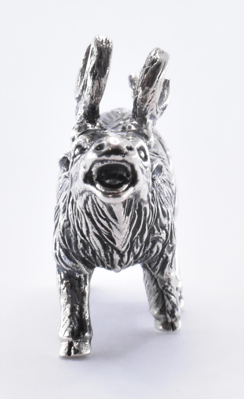 SILVER STAG FIGURINE - Image 3 of 5