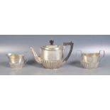 VICTORIAN HALLMARKED SILVER THREE PIECE TEA SET