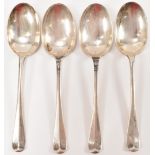 FOUR BARKER BROTHERS TABLE SPOONS