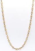 STAMPED 14K GOLD MARINA CHAIN NECKLACE