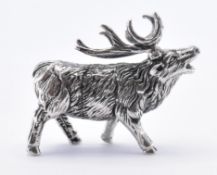 SILVER STAG FIGURINE