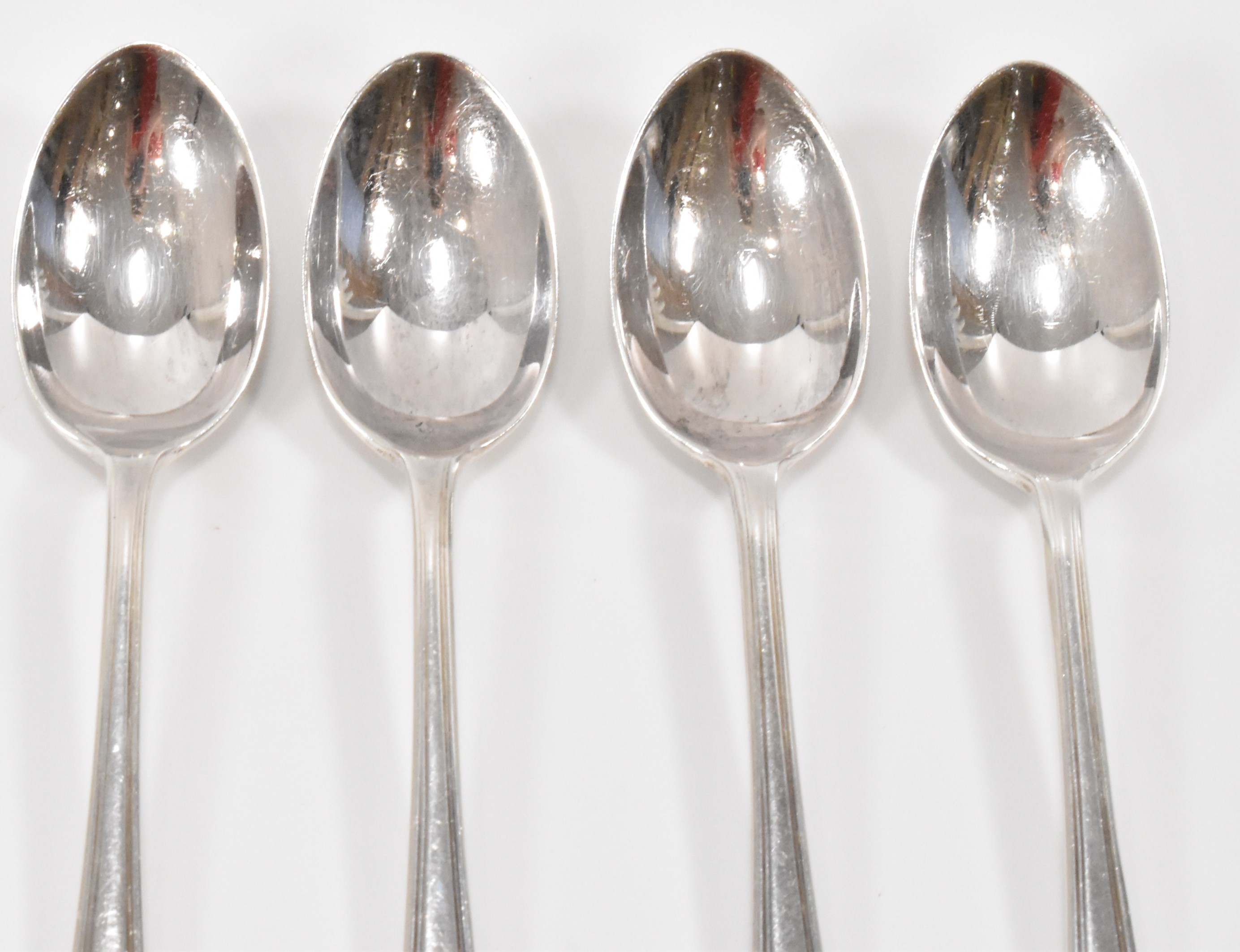 SET OF FOUR CW FLETCHER & SON TEA SPOONS - Image 2 of 4