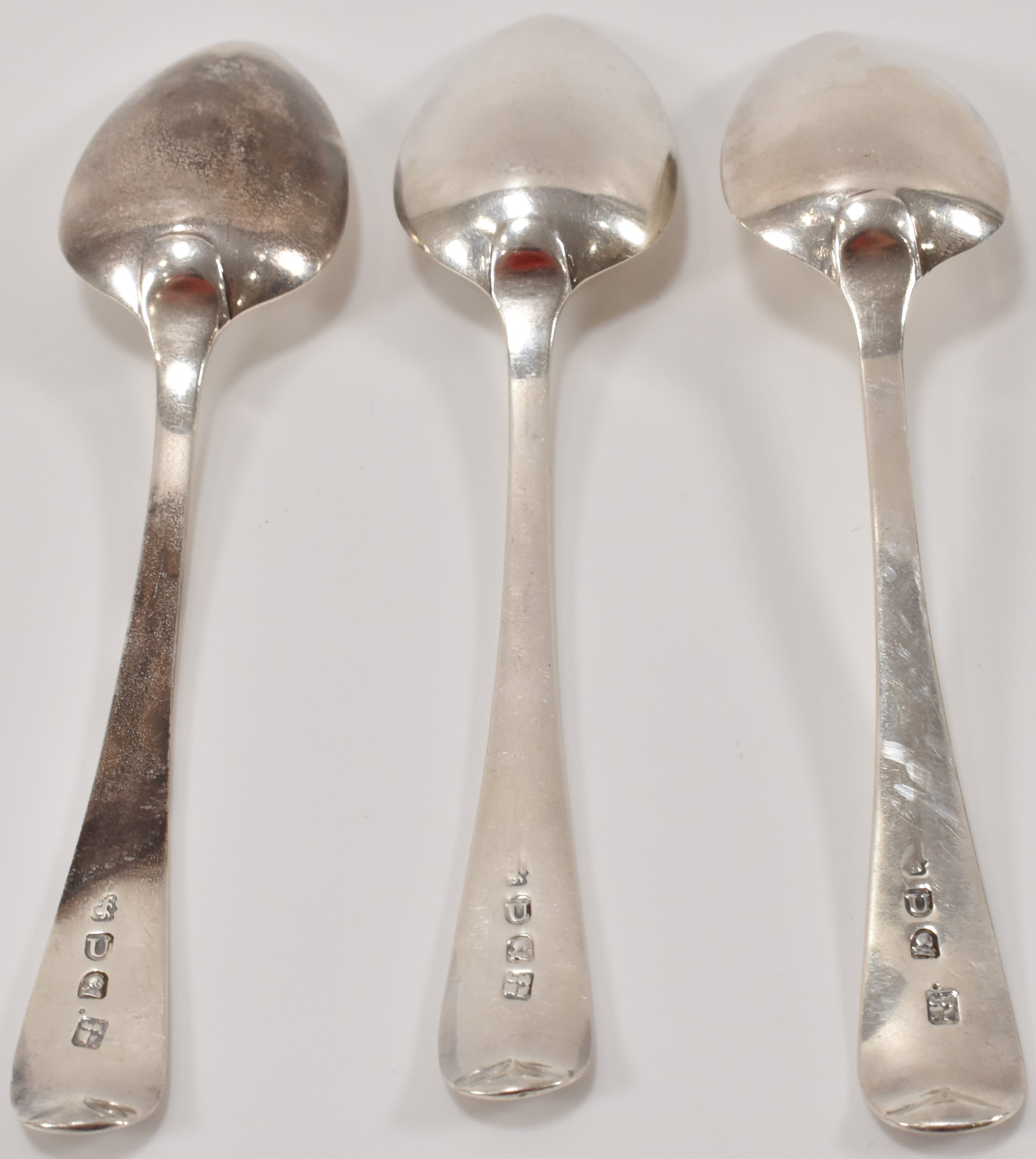 SET OF THREE GEORGE III SILVER SPOONS - Image 2 of 3