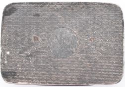 1920'S SILVER TOBACCO BOX
