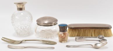 ASSORTED 1920'S & LATER SILVER ITEMS
