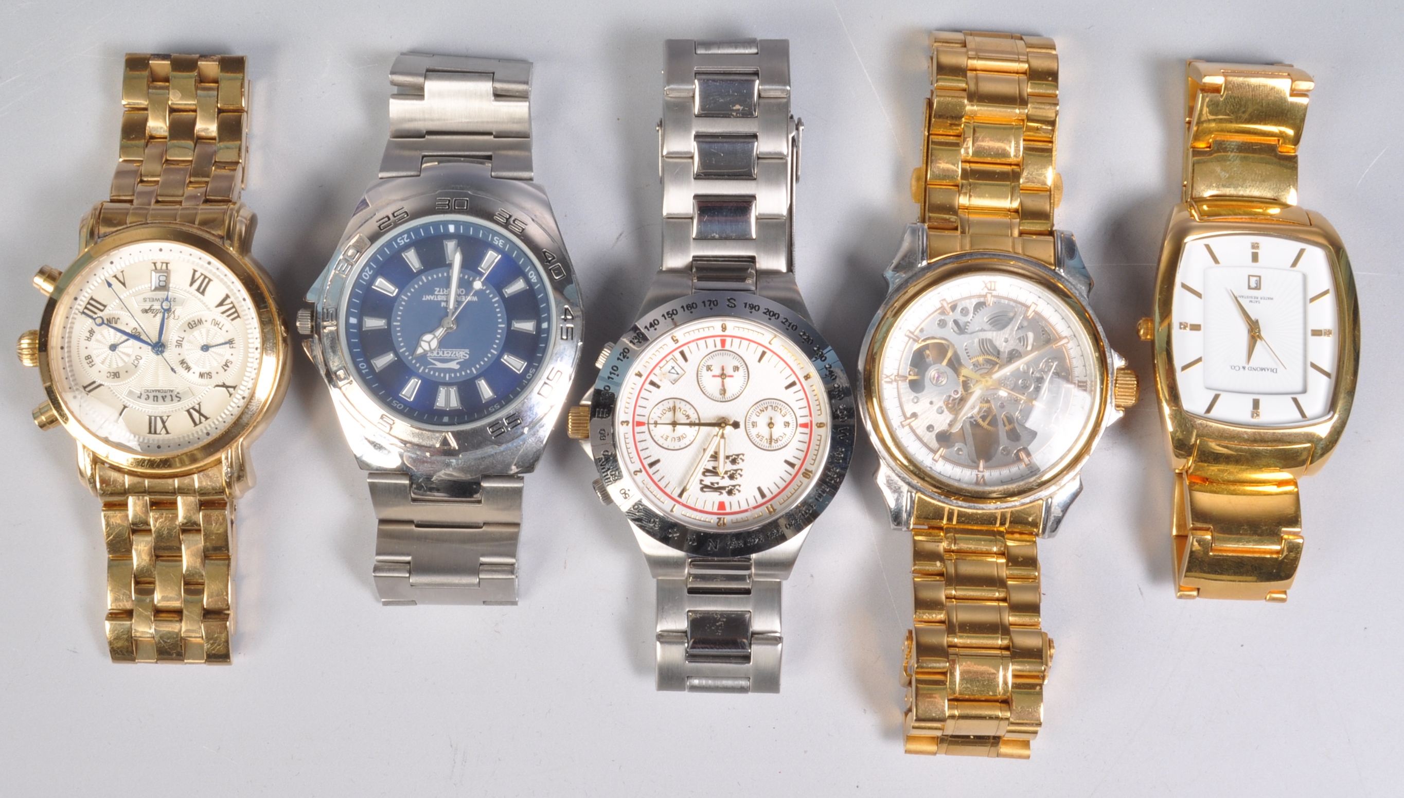 FIVE GENTLEMAN'S WRIST WATCHES - Image 2 of 5