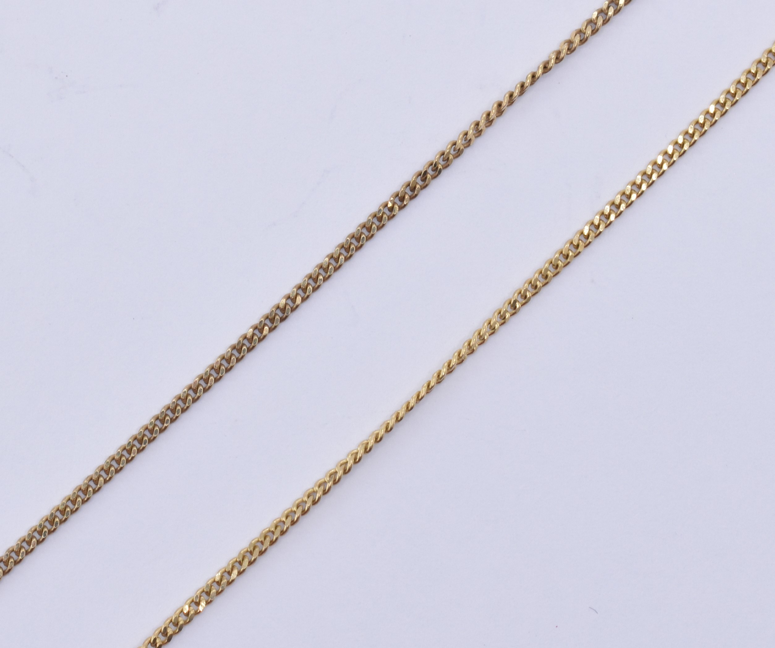 14CT GOLD NECKLACE CHAIN & CIRO PEARL NECKLACE - Image 6 of 8