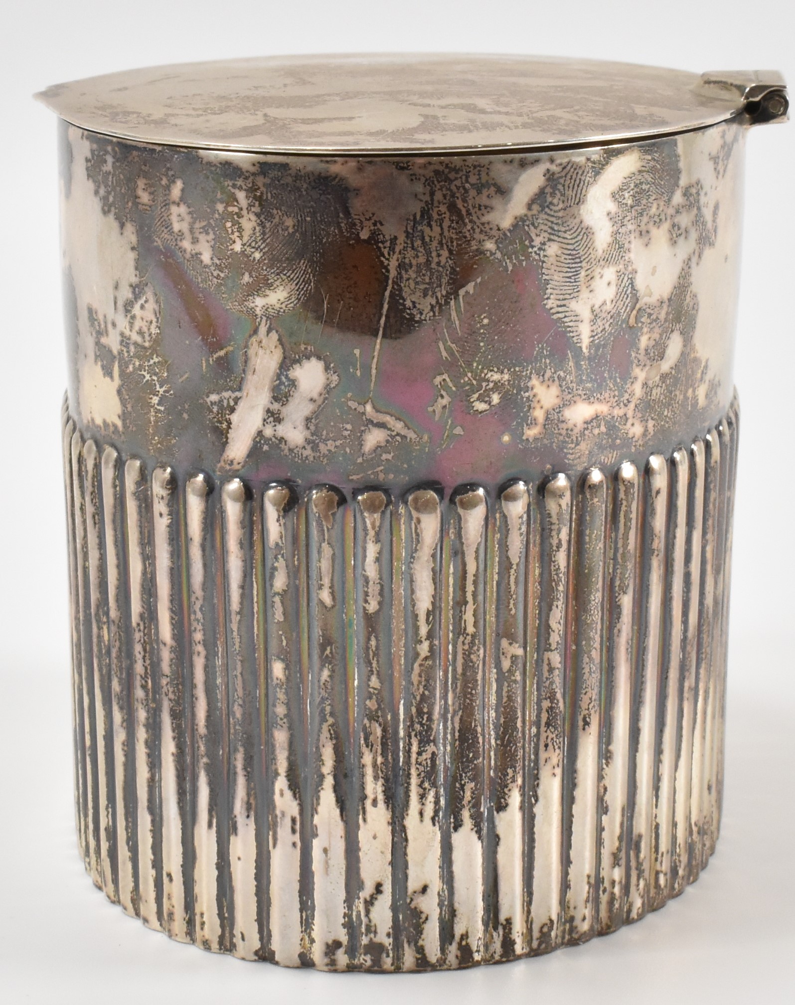 WILLIAM HUTTON & SONS SILVER TEA CADDY - Image 5 of 8