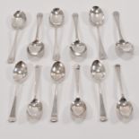 MAPPIN & WEBB & ATKIN BROTHERS SILVER TEA SPOONS