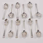 MAPPIN & WEBB & ATKIN BROTHERS SILVER TEA SPOONS