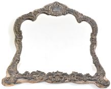 EDWARDIAN WILLIAM J HOLMED SILVER FRONTED MIRROR