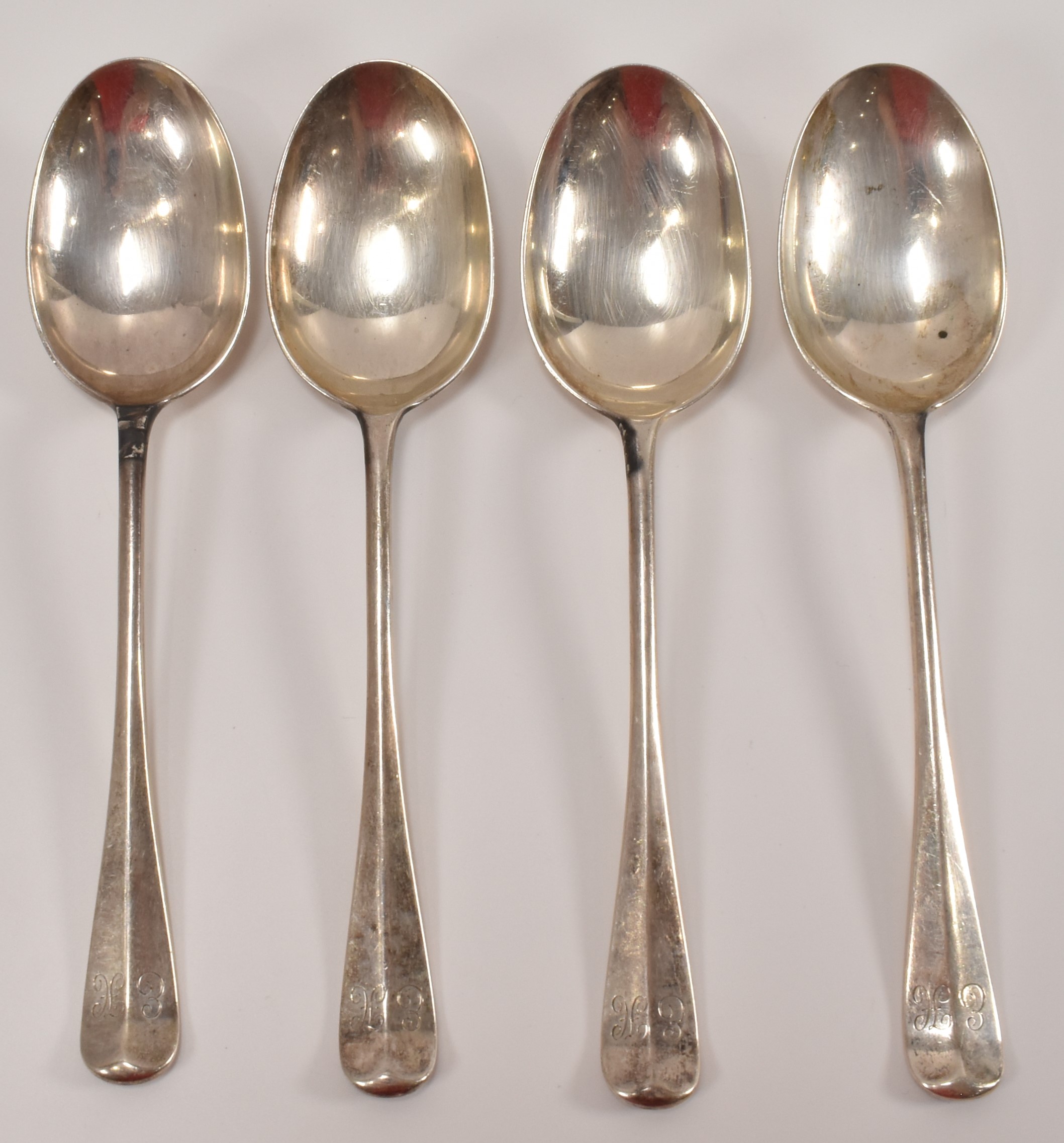 FROU BARKER BROTHER SILVER SERVING SPOONS