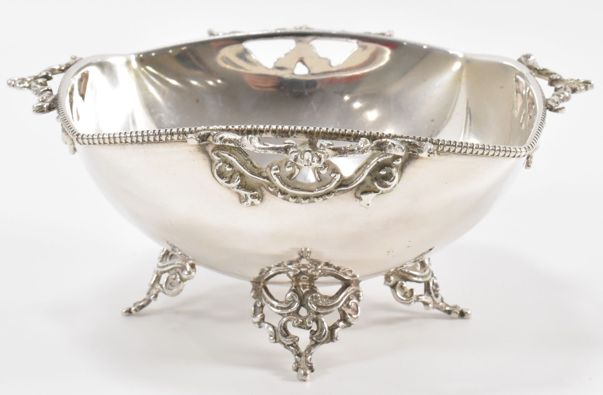 CONTEMPORARY SILVER FOOTED BOWL - Image 2 of 4