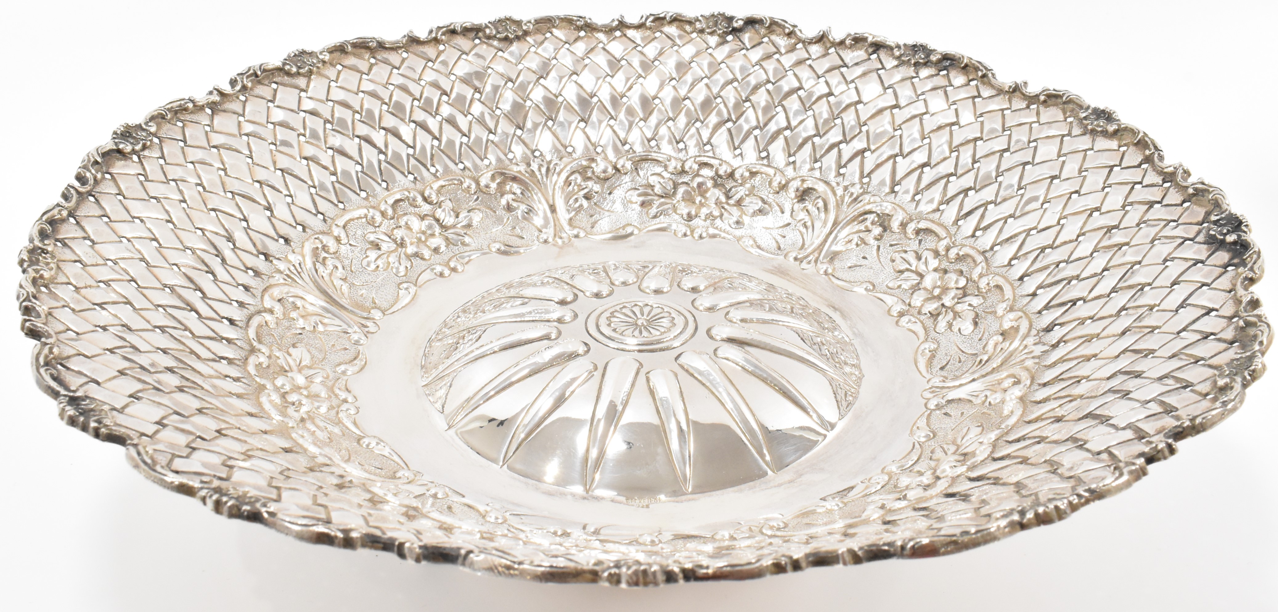 GREEK SILVER CENTRE PIECE DISH