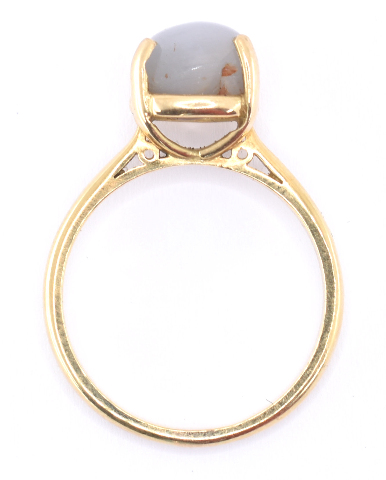 18CT GOLD STAR SAPPHIRE RING - Image 7 of 9