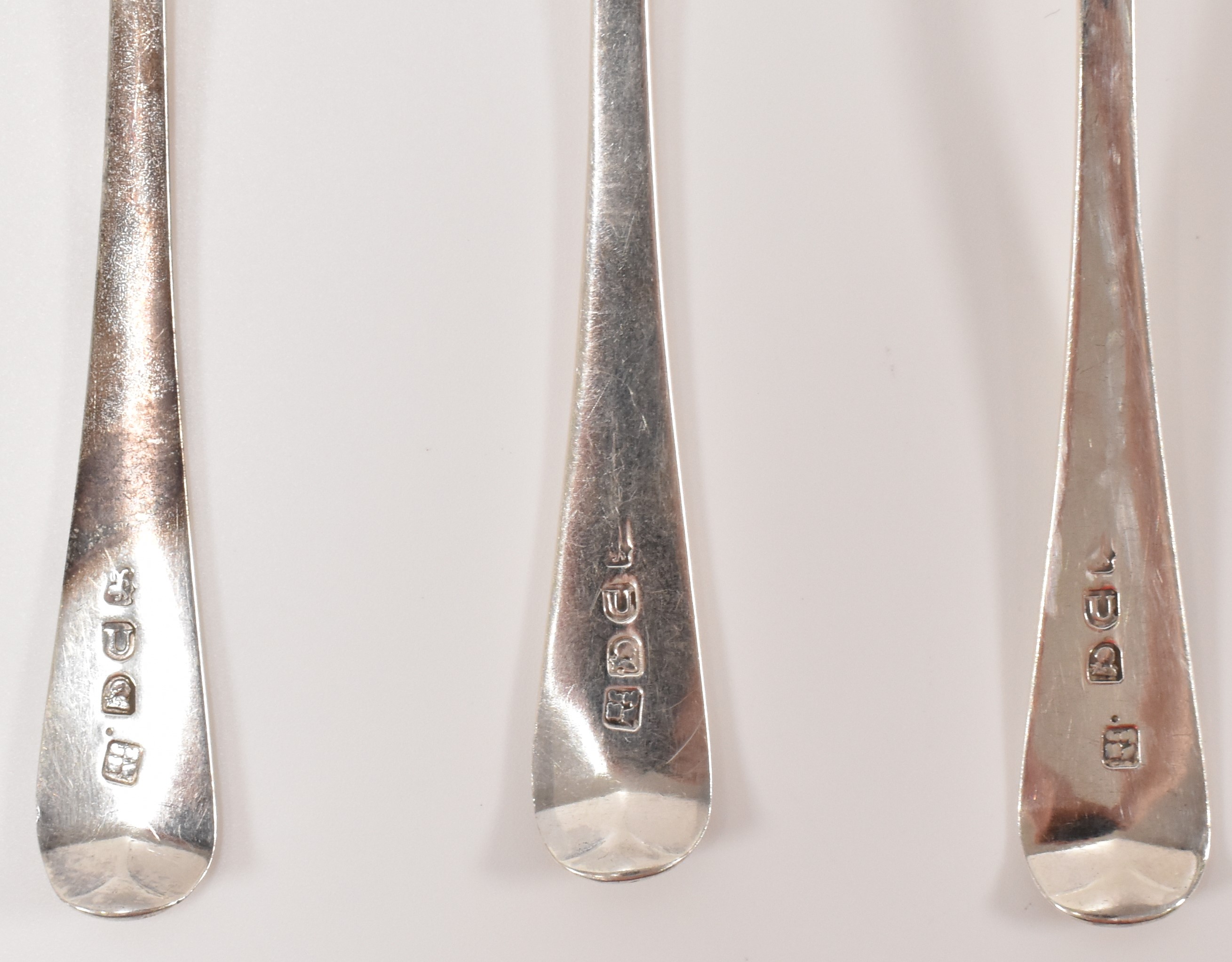 SET OF THREE GEORGE III SILVER SPOONS - Image 3 of 3