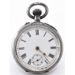 SILVER POCKET FOB WATCH