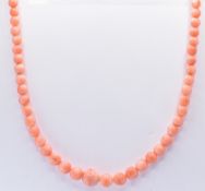 CORAL BEAD NECKLACE