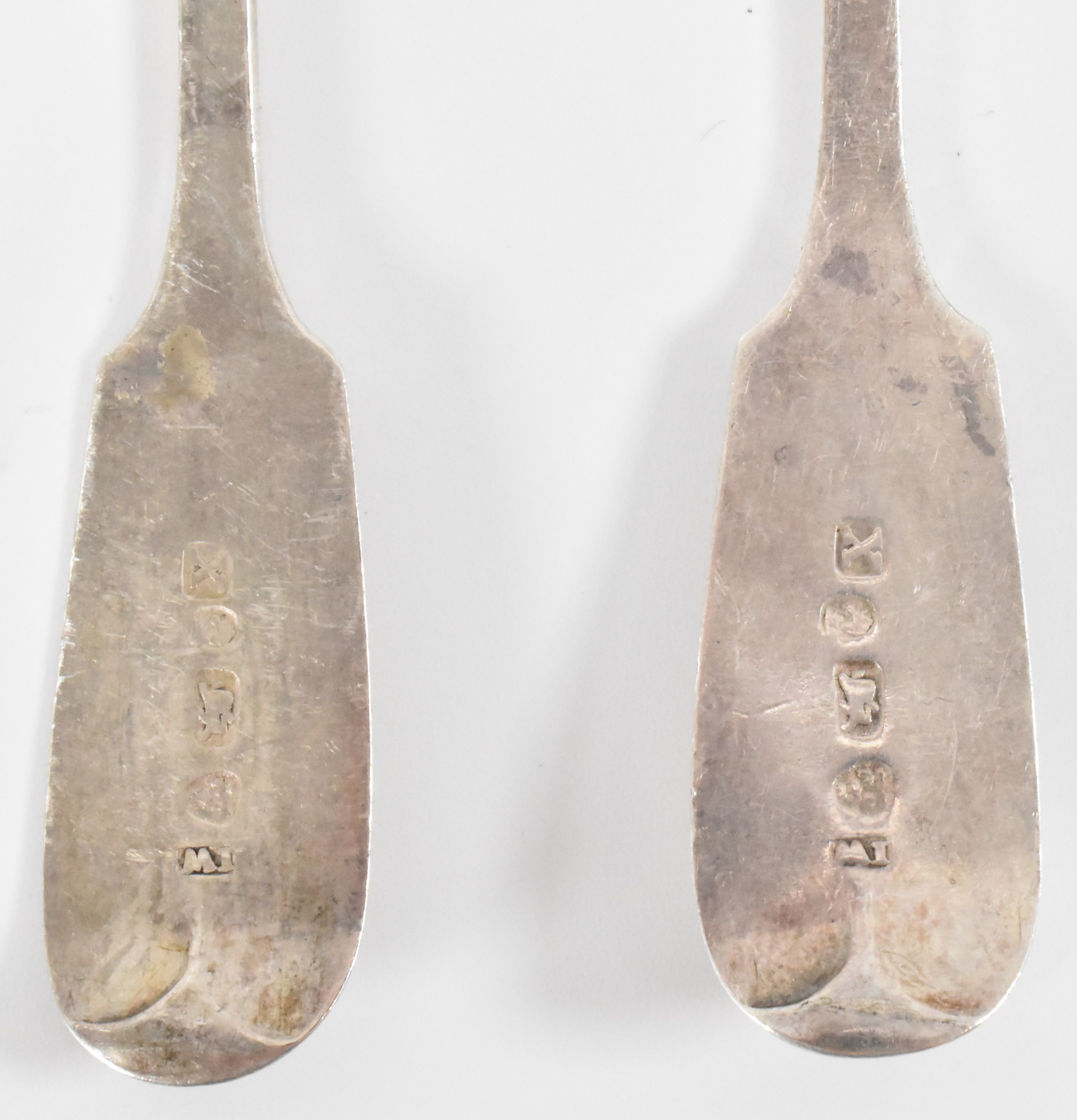 SIX VICTORIAN SILVER TEASPOONS - Image 6 of 6