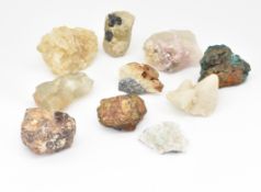 COLLECTION OF MINERAL & CRYSTAL SPECIMENS