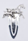 SILVER HORSE BOOKMARK