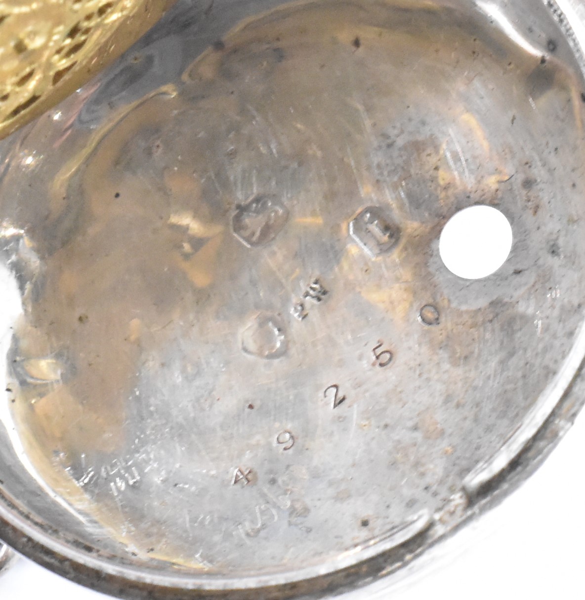 VICTORIAN HALLMARKED SILVER CALEB REEVES POCKET WATCH - Image 7 of 9