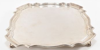 1920'S WALKER & HALL SILVER PLATTER