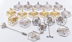 ASSORTMENT OF BEE MOTIF JEWELLERY