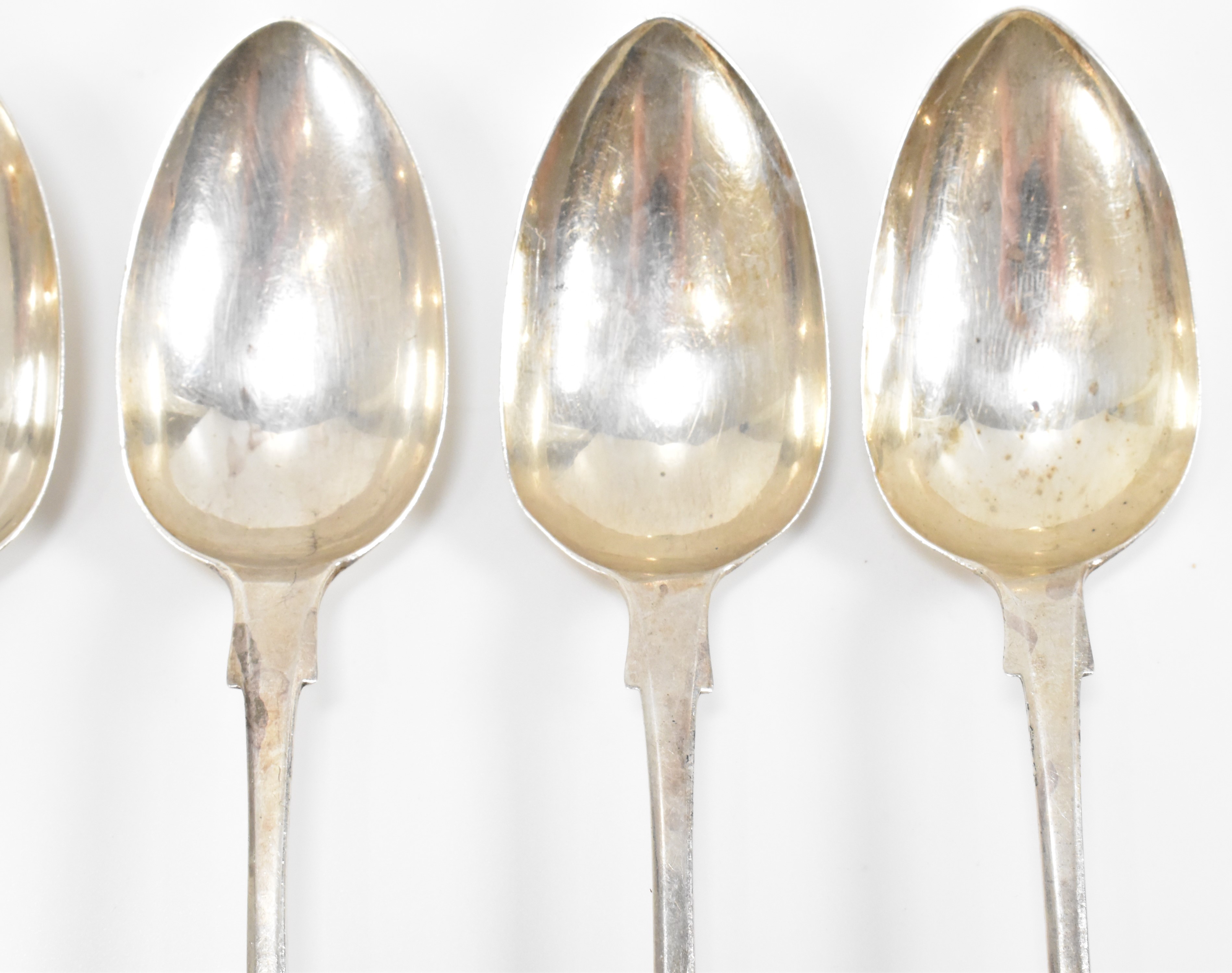 SIX VICTORIAN SILVER TEASPOONS - Image 3 of 6