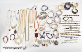 COLLECTION OF COSTUME JEWELLERY