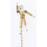 VICTORIAN ARTICULATED DOLL STICK PIN