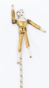 VICTORIAN ARTICULATED DOLL STICK PIN