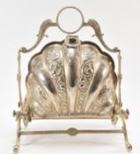 EDWARDIAN SILVER PLATED MUFFIN WARMER