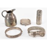 GROUP OF VICTORIAN & LATER SILVER ITEMS