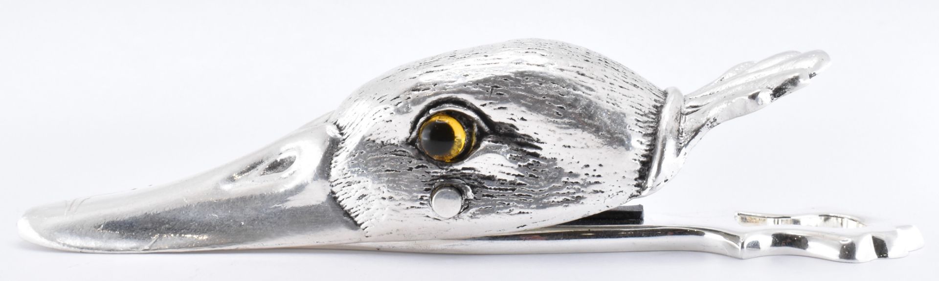 SILVER PLATED DUCKS HEAD PAPER CLIP - Image 3 of 5