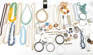 LARGE COLLECTION OF COSTUME JEWELLERY