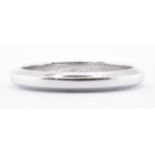 CARTIER PLATINUM WEDDING BAND RING