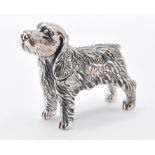 SILVER FIGURE OF A DOG