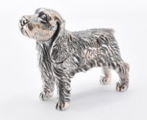 SILVER FIGURE OF A DOG