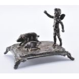 HALLMARKED SILVER FIGURINE GROUP