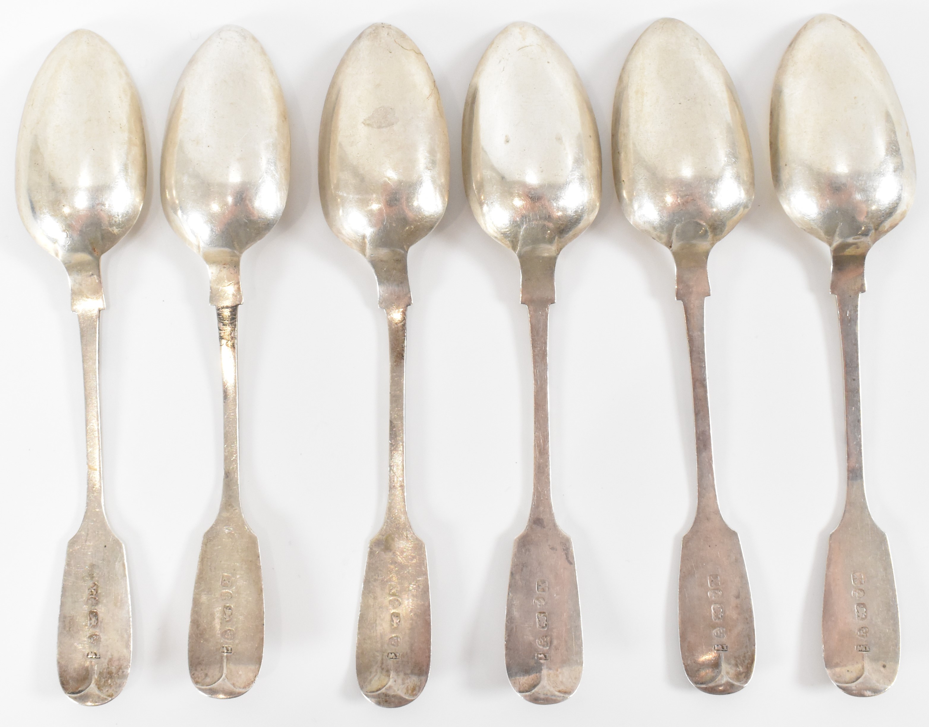 SIX VICTORIAN SILVER TEASPOONS - Image 5 of 6