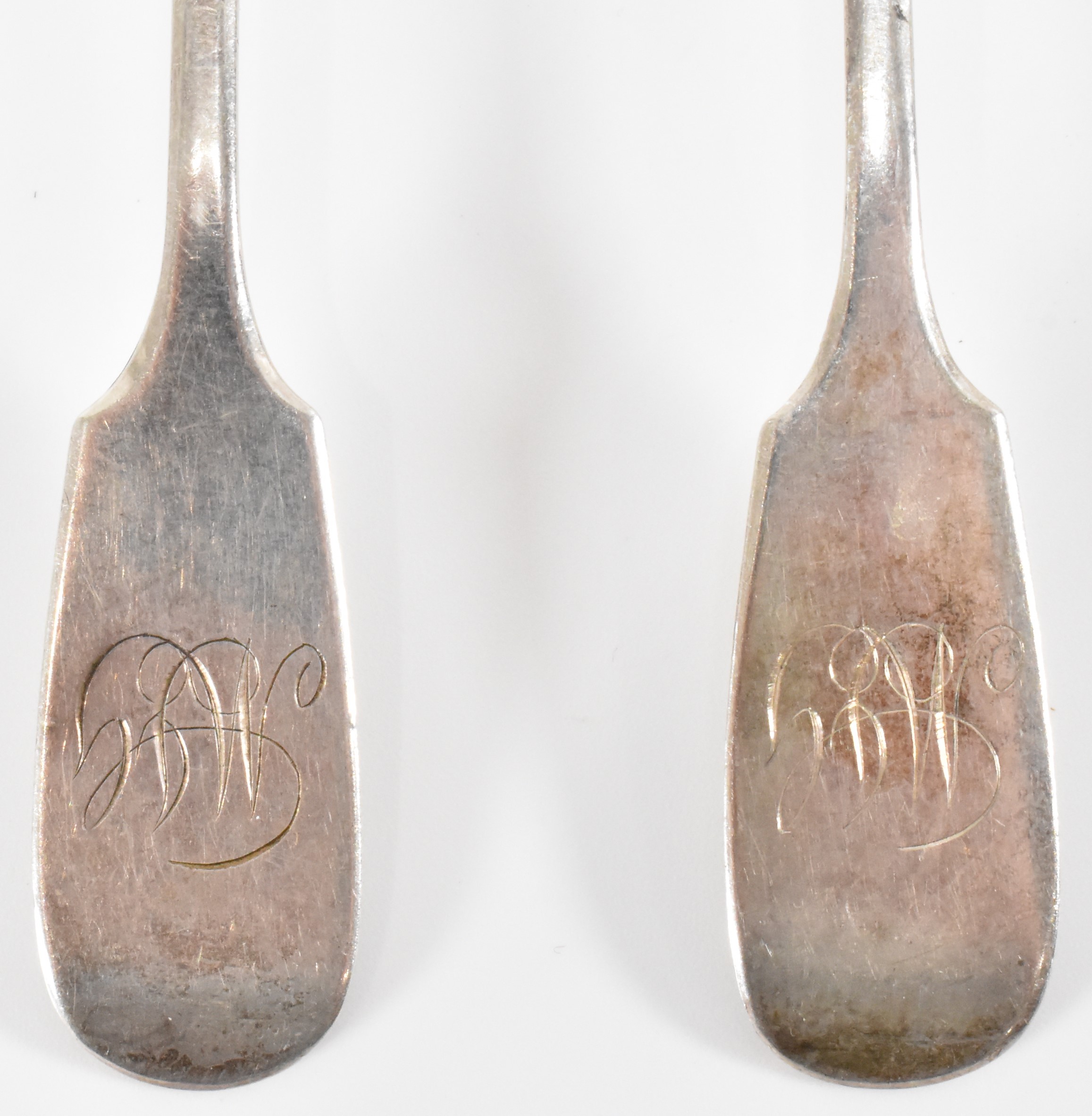 SIX VICTORIAN SILVER TEASPOONS - Image 2 of 6