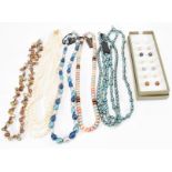 ASSORTMENT OF CULTURED PEARL NECKLACES