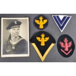 COLLECTION OF GERMAN KRIEGSMARINE COASTAL ARTILLERY PATCHES